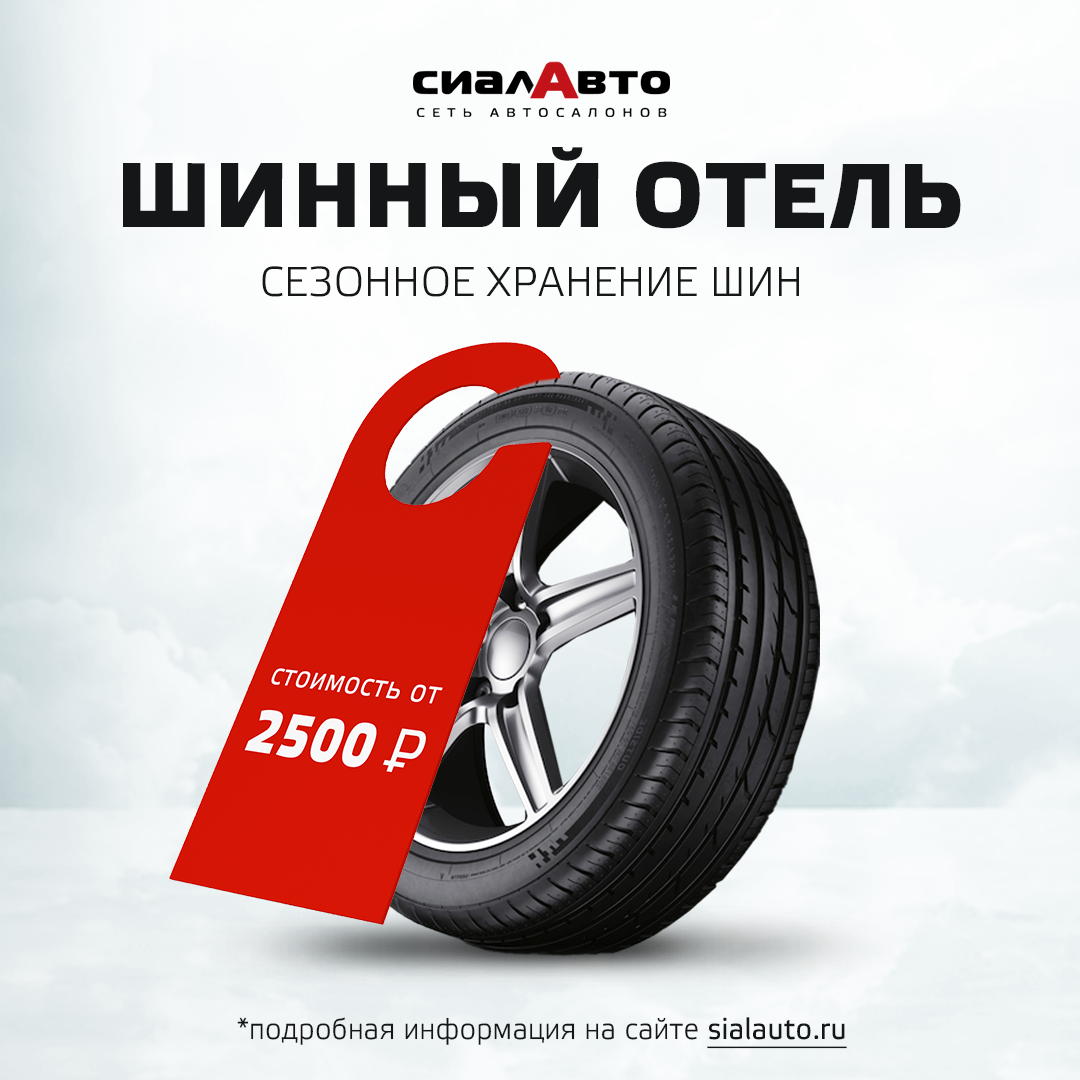 Шинный отель от 2500 р